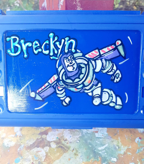 Buzz Lightyear Pencil Box, Toy Story Spaceship Girl & Boy Art Boys School