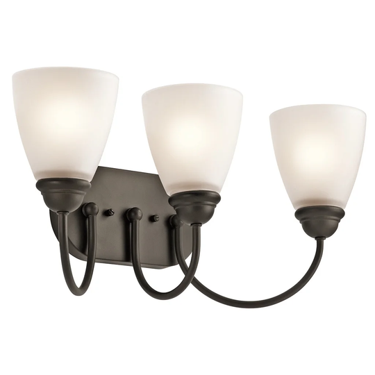 Kichler Lighting Jolie Collection 3-light Olde Bronze Bath/Vanity Light