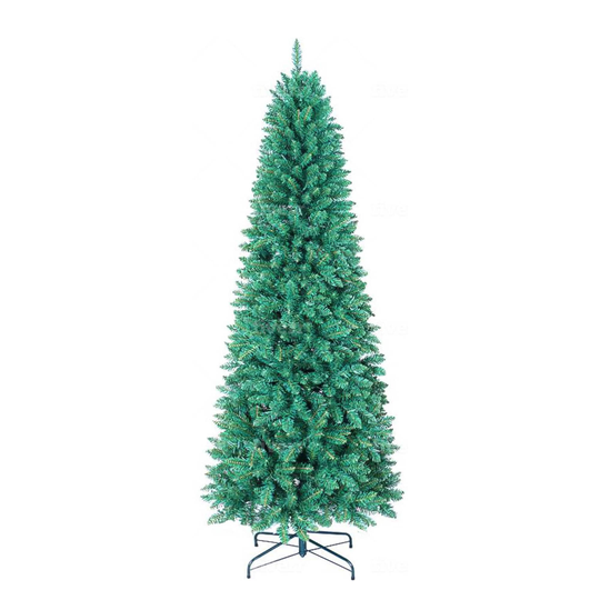 Pencil Artificial Christmas Tree with Stand Green Slim Tree Holiday Docor