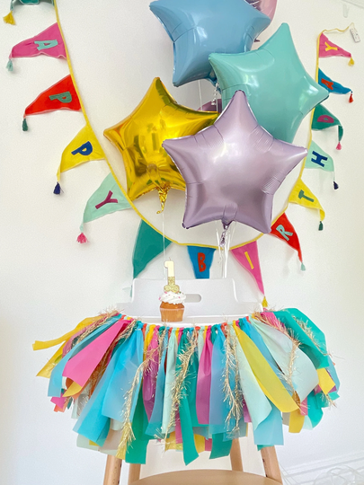 First Birthday High Chair Banner, One, Birthday, 1st Personalized Chair