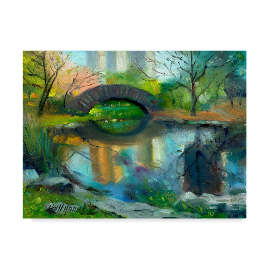 Hall Groat Ii 'Central Park New York City' Canvas Art - Multi-color