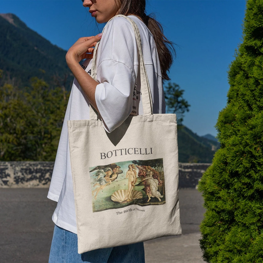Botticelli Birth Of Venus Tote Bag -Aesthetic Tote Bag, Artsy Bag, Art Bag, Aesthetic Tote, Botticelli Bag, Botticelli Bag