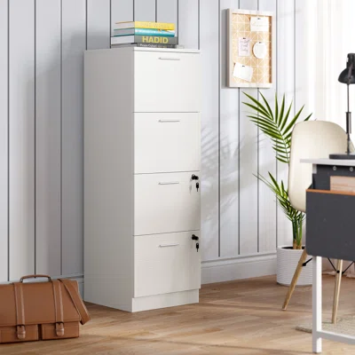 Jathon 15.82'' Wide 4 -Drawer Vertical Filing Cabinet