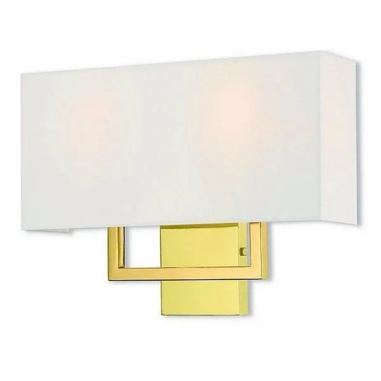 Livex Lighting Pierson 2-light Polished Brass Wall Sconce