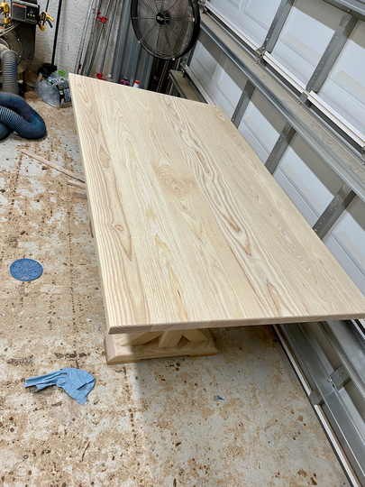 Solid Ash Table Tops Customizable Handmade Any Size