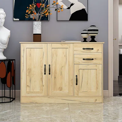 Melissus 43.3" Wide 2 - Drawer Sideboard