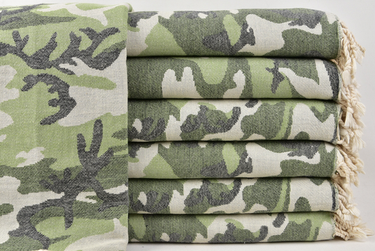 Sofa Blanket, Turkish Throw Camouflage Throw, 63x87 Inches Shower Curtain, Decor Camping Bedcover, Wholesale