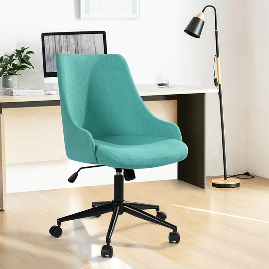 HOMYLIN Moden Ergonomic Upholestered High Adjustable Task Chair - N/A