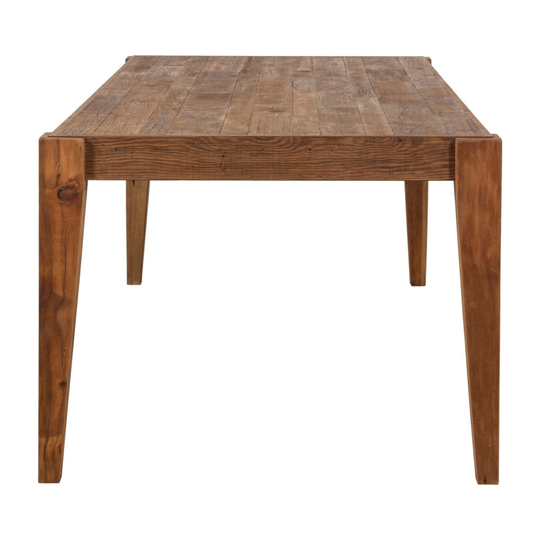 Wooden Leg Dining Table, Custom Size Rustic Industrial Handcrafted Living Room Furniture, Table Set