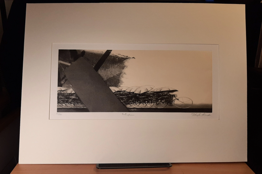 Shigeki Kuroda | Japanese B. 1953 "Interspace", Etching/Aquatint, C. 1980, Signed in Pencil, | Free Shipping