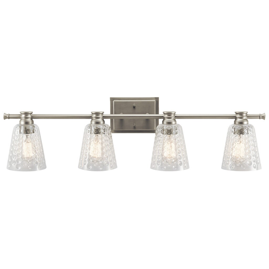 Kichler Lighting Nadine Collection 4-light Brushed Nickel Bath/Vanity Light