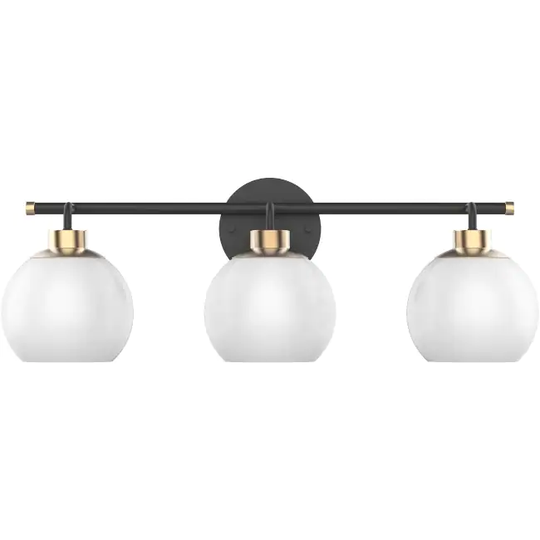 Jinky 3-Light Bathroom Vanity Light Fixture