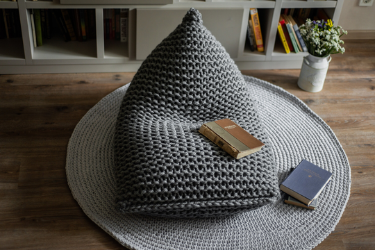 Bean Bag Kids Chair, Bedroom Floor Reading Housewarming Gift, Birthday Gift For Him