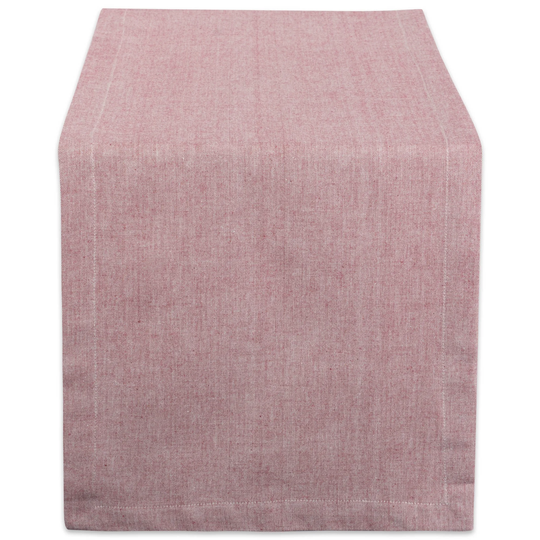 Design Imports Solid Chambray Table Runner (0.25 inches high x 14 inches wide x 72 inches deep)