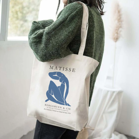Mzshop - Matisse Berggruen 2 Eko Bag Natural Cotton Shopping Art Tote Reusable