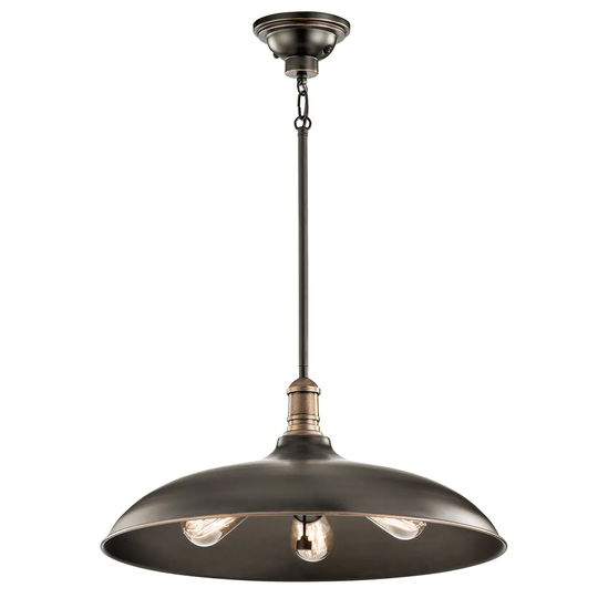 Kichler Lighting Cobson Collection 3-light Olde Bronze Pendant