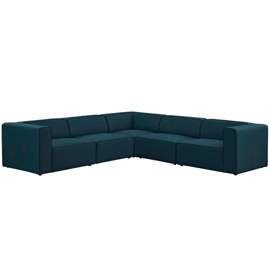 Mingle 5-piece Upholstered Fabric Sectional Sofa Set