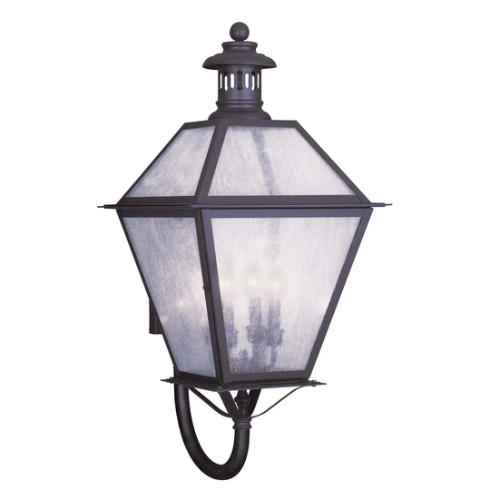 Giuseppe Lighting Four Light Outdoor Wall Lantern Waldwick Bronze - Exact Size