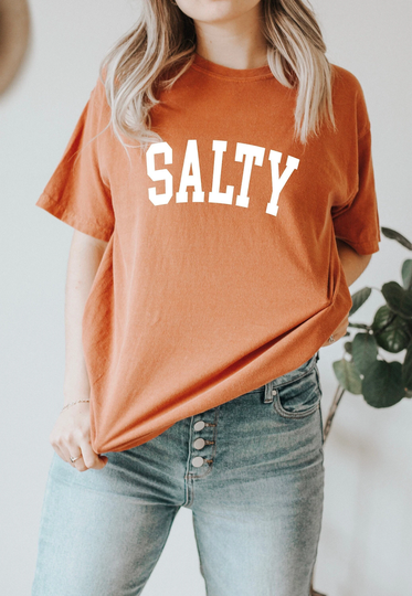 Salty T-Shirt | Trendy Comfort Colors T-Shirt T-Shirts Summer Shirts Gift For Her Spring Beachy