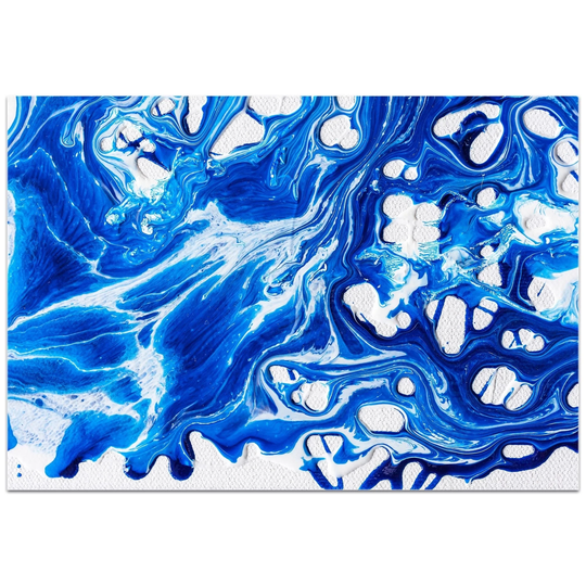 Jamie Anton 'Coastal Waters 1' 32in x 22in Abstract Wall Art on Plexiglass - Multi-Color