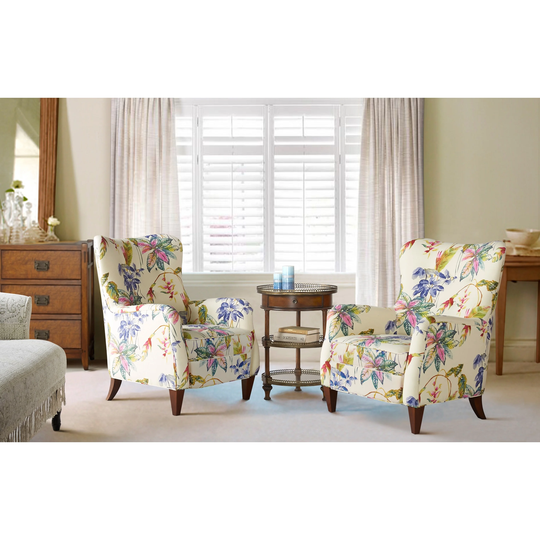 Paradise Upholstered Arm Chair by Jennifer Taylor Home - 27.5"LX32"WX36"H