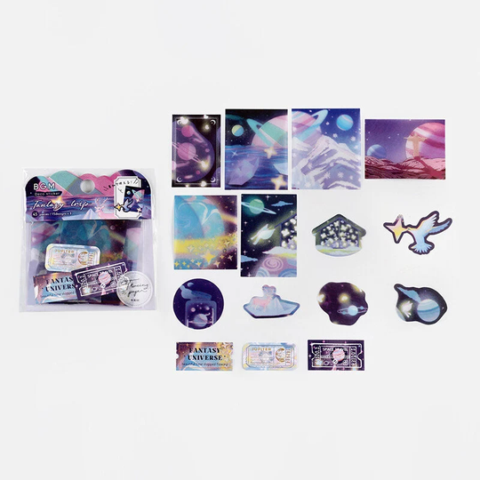 Bgm Fantasy Trip Sticker Flakes - Universe