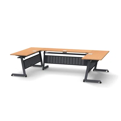 6 Person Training Meeting Seminar 3 Piece Tables Set