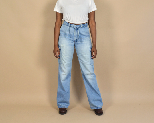 Levi's 70S Fresh Produce Carrot Tab Flare Vintage Denim Jeans