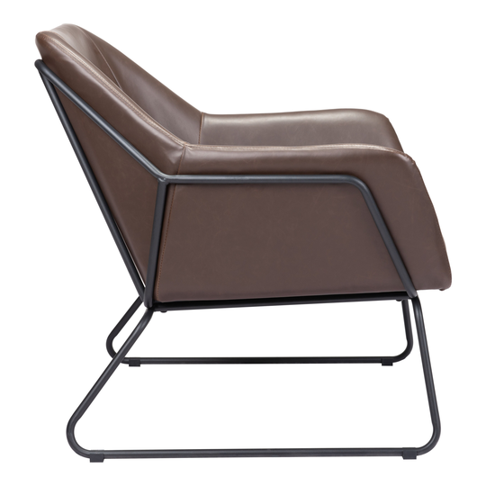 Copper King Accent Chair Brown - N/A
