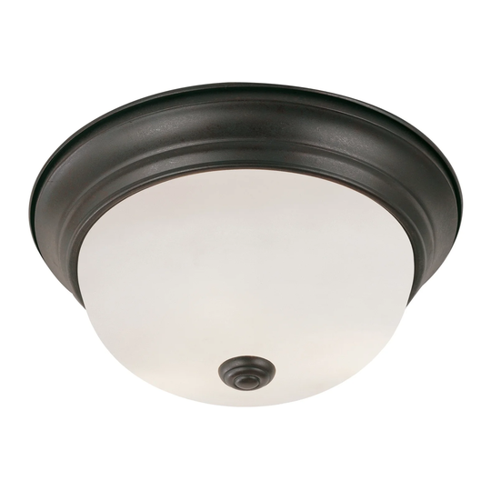 Trans Globe Lighting 2 Light 13" Flush Mount Round Ceiling Fixture