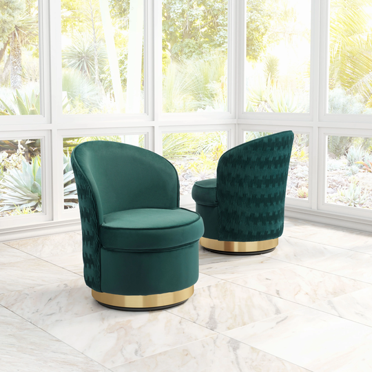 Cajean Accent Chair Green - N/A