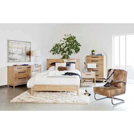 Aurelle Home Rustic Premium Leather Accent Chair