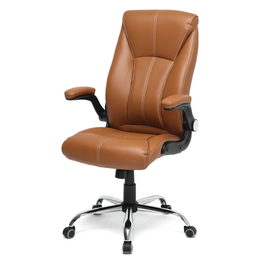 Office Chairs AVION CAPPUCCINO Desk Chairs - 28" (W) x 21" (L) x 49" (H)