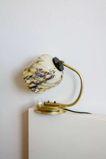 Large Vintage Table Lamp/Mid Century Modern Nightstand Desk Bedside Light 60S Yugoslavia
