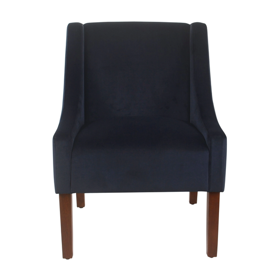 HomePop Modern Swoop Arm Accent Chair