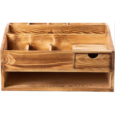 Czeslaw Wood Desk Organizer