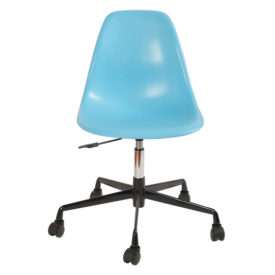 Mid-Century Modern Clear Office Chair