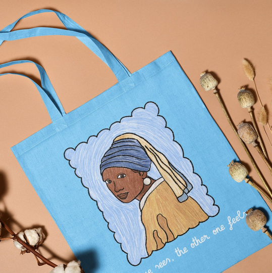 Girl With The Pearl Earrings Bag, Art Artist Painting Lover Gift, Gift