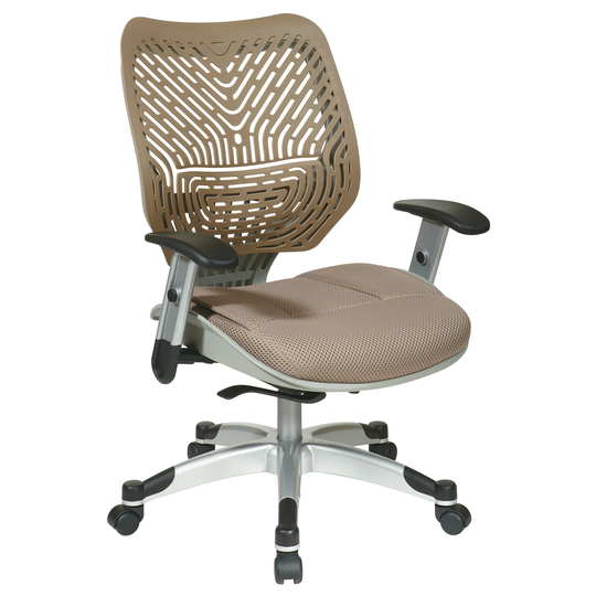 Unique Self Adjusting Latte SpaceFlex? Back Office Chair