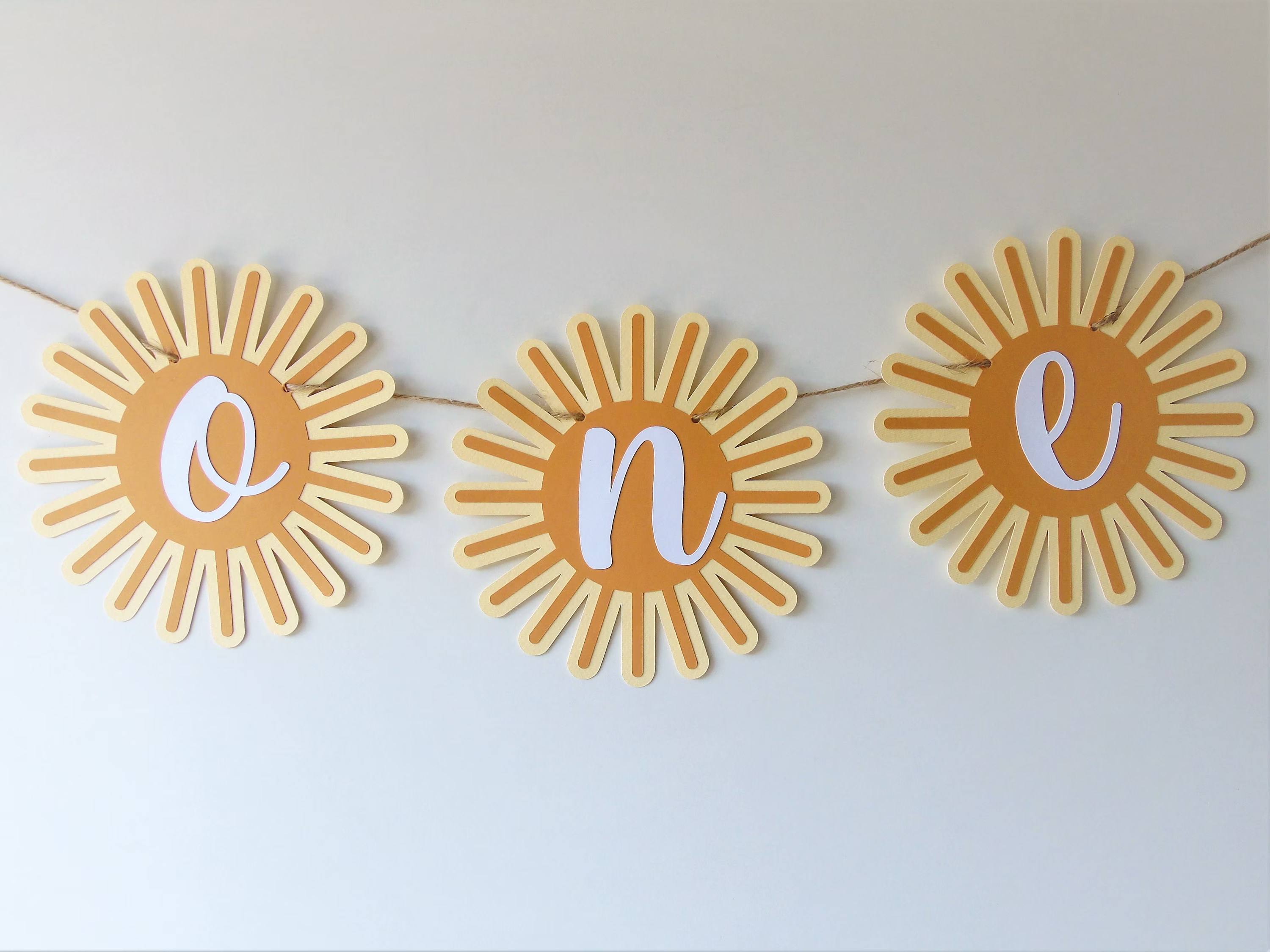 Boho Sunshine Banner, One High Chair You Are My Birthday, Cake Topper, 1st First Trip Around The Sun Banner