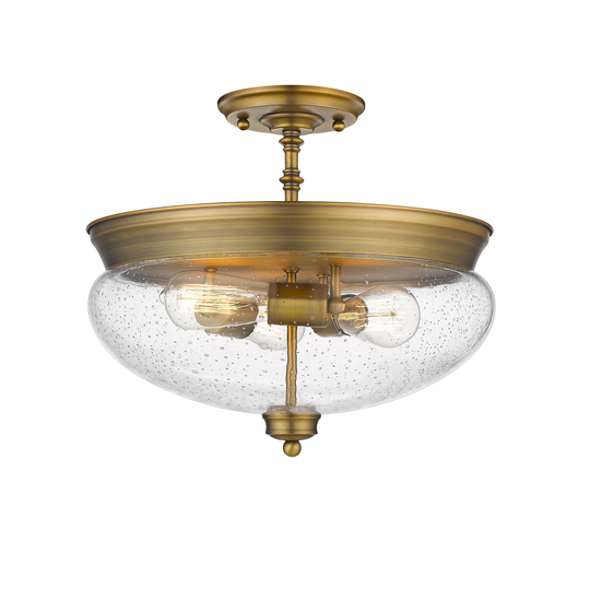 Amon 3 Light Semi Flush Mount