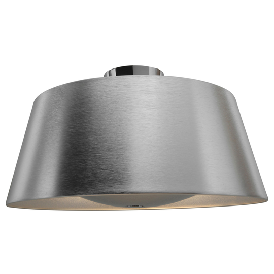SoHo 3-light Brushed Silver Flush Mount