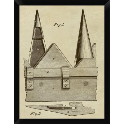 'Pencil Lead Cutter' Framed Graphic Art Print