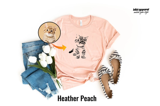 Custom Cat Shirt, Comfort Colors Personalized Lovers Gift For Mom, Dad, Best Father's Day