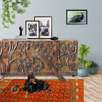 Jaynanne 60'' Wide Mango Solid Wood Sideboard