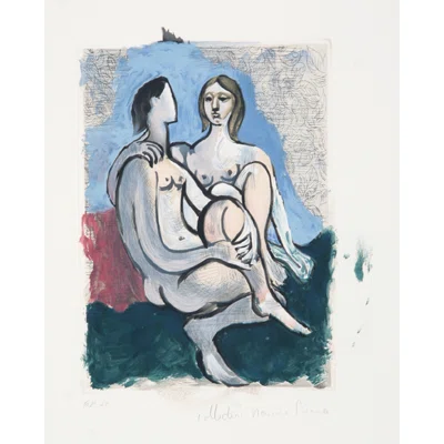 La Couple by - Painting on