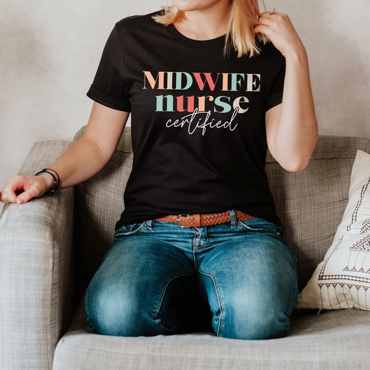 Midwife Nurse Certified Shirt Catching Babies Tee Midwifery Student Future L&d Birthday Gift For