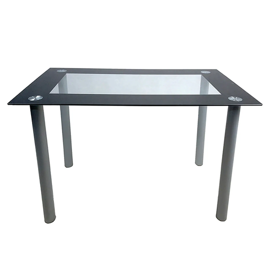 110cm Tempered Glass Dining Table