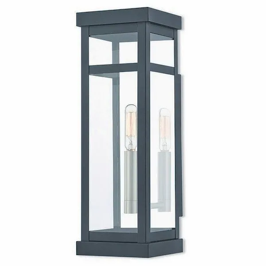 Livex Lighting Outdoor Wall Lantern 1 Light Black