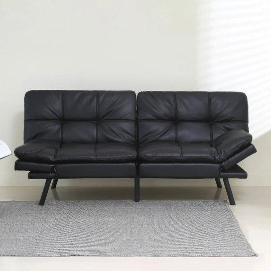 Modern Black Sleeper Sofa